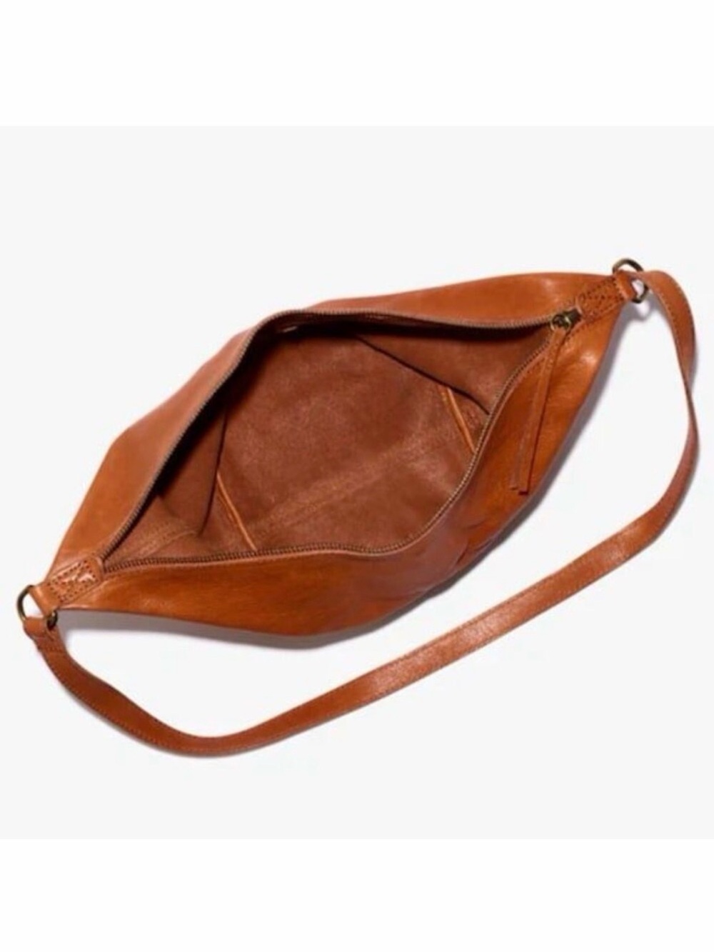 Madewell “Leather Sling Bag” English Saddle - Picture 8 of 9